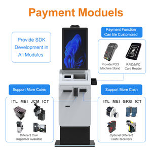 Crtly 27 32 pouces, distributeur automatique de billets, machine en libre-service, accepteur de pièces et de billets, terminal de paiement, borne de paiement, machine de change de devises - Product Image 4
