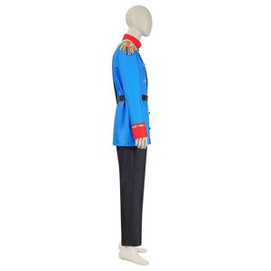 Costume da Principe Azzurro per Uomo, Giacca Blu Reale Britannica per TV e Cinema, Costume di Halloween per Adulti in Poliestere - Product Image 3