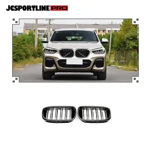 Lưới tản nhiệt phía trước bằng sợi Carbon 2 chiếc cho 2018-2022 BMW X4 G02 đường đôi