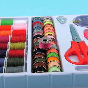 Multi-function Portable Professional <b>Sewing</b> <b>Kit</b> Box with Measure Scissor Thimble Thread Needle Tape - Product Image 3