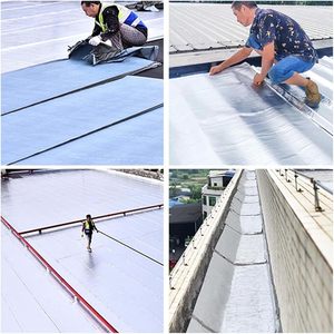 Bande d'étanchéité pour toiture imperméable, auto-adhésive, en bitume, pour la réparation des fuites - Product Image 6