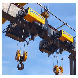 Promotion <span class=keywords><strong>5</strong></span> tonnes de levage électrique à câble métallique de style européen 6.3 tonnes avec moteurs à engrenages de style ABM pour grue à simple faisceau - Product Image 4