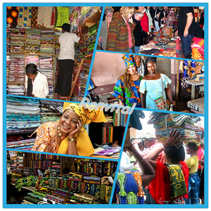 Bloc de cire véritable africain de haute qualité imprime le tissu 6yards vente pour la cire hollande - Product Image 2