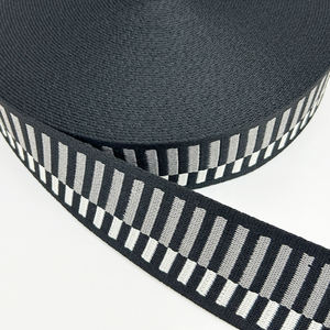 जिन्शा टेक्सटाइल थोक पॉलिस्टरजाक्वार्ड बुने बेल्ट, कपड़ों के बैकपैक बुने बेल्ट, पालतू कर्षण रस्सी बुना हुआ बेल्ट - Product Image 2