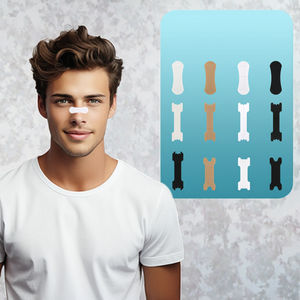 Tiras Nasales Sanica en Envase Cilíndrico (Poliéster y Algodón) con Vitamina C, Anti-ronquidos, para Respiración Bucal y Nasal, Unisex, Transpirables - Product Image 3