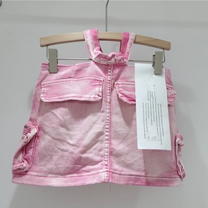 Jupe mi-longue en jean pour femme, taille haute, sans taille, à découpes, tendance - Product Image 6