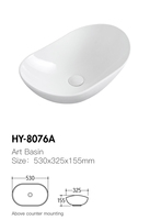 Lavabo de salle de bain au design européen en céramique émaillée, petit lavabo sanitaire, lavabo artistique pour WC