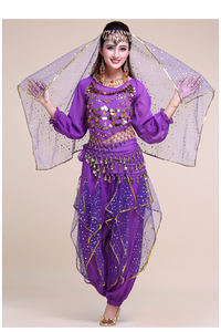 Costume de danse orientale pour femmes WL-J021, robe de mariée, vêtements de danse orientale, mantille, tenue de performance, Fabarc, indien, sexy, 1 pièce - Product Image 3