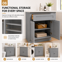 Meubles de cuisine modulaires sur mesure au design classique avec construction en contreplaqué pour projets de villas, appartements et centres commerciaux