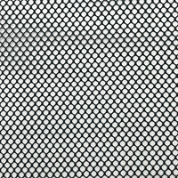 Tissu en maille à trous ronds en polyester rigide vert foncé 75 g/m², léger et résistant pour doublures de chapeaux, sacs et chaussures