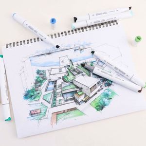 2024 New Premium Durable Material <b>Brush</b> Tip Marker Set Art Design with New Promotion - Product Image 1