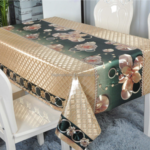 Factory Direct Lace Vinyl Tablecloth Soil-Resistant PVC Roll for Everyday &amp; Event Use <strong>Outdoor</strong> <strong>Table</strong> <strong>Cover</strong> - Product Image 6