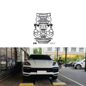 Kit de Carrocería de Plástico para <span class=keywords><strong>Porsche</strong></span> <span class=keywords><strong>Cayenne</strong></span> (<span class=keywords><strong>2018</strong></span>-2019), Estilo Turbo <span class=keywords><strong>S</strong></span>, Actualización Completa de Parachoques - Product Image 1