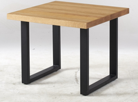 Table basse carrée moderne en bois massif Table d'appoint portable pour salon ou balcon fabriqué par une usine de meubles
