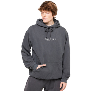 เสื้อฮู้ดปักลายสำหรับผู้ชาย,เสื้อมีฮู้ดสีเทาฟอกด้วยผ้าฝ้ายปรับแต่งโลโก้ได้ตามต้องการฤดูใบไม้ร่วงปี2021 - Product Image 1