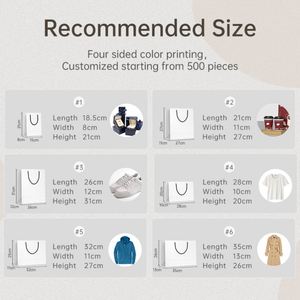 Bolsas de Papel para Regalo, Bolsas de Papel para Envasado Personalizadas, Bolsas de Cartón para Ropa, Bolsas de Compra de Papel Kraft, Fabricación de Bolsas de Transporte - Product Image 4