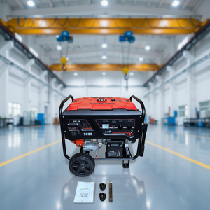 Generador <span class=keywords><strong>de</strong></span> marco abierto <span class=keywords><strong>de</strong></span> 5kW, generador <span class=keywords><strong>de</strong></span> gasolina <span class=keywords><strong>de</strong></span> 5.5kVA para bomba <span class=keywords><strong>de</strong></span> agua doméstica, refrigerador, Nigeria, Kenia, granja, pequeña empresa, Tanzania, Ghana - Product Image 1