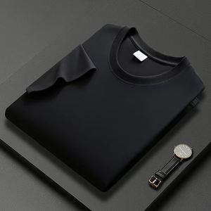 Nouveau T-shirt décontracté unisexe en coton peigné 190g à manches courtes et coupe ample pour l'été 2025 - Product Image 4