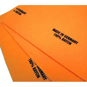 Orange Shammy Material Auto waschlappen im deutschen Stil/Vlies-Boden tuch, gelbes Boden reinigungs tuch, Boden wischt uch