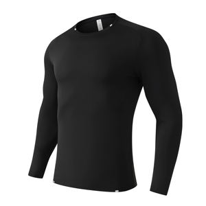 เสื้อกีฬาแขนยาว แห้งเร็ว ระบายเหงื่อได้ดี หลายสีให้เลือก คอทรงกลม ยืดหยุ่น ใส่ได้ทั้งชายและหญิง - Product Image 1