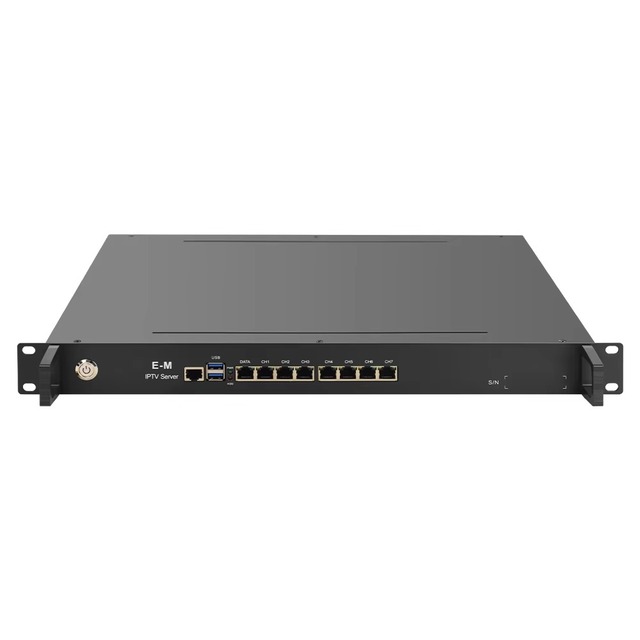 16 Tuner DVB-S2 for IPTV Server with IP Out Over HTTP HLS and RTMP DVB System for Radio & TV Broadcasting