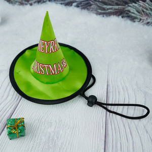 Chapeaux de Noël doux et mignons pour chiens, avec anneau en acier et sommet pointu, pour petits/moyens chiens, décoration festive pour les fêtes de Noël - Product Image 5