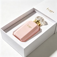 Flacon de parfum transparent de luxe 50 ml pour femme, design d'usine 2026, personnalisable avec logo, pour produits de parfumerie et eau de Cologne