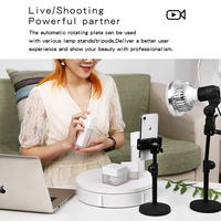 Support de Présentation Rotatif Robuste pour Boîte à Lumière, Charge 100 kg, Plateau Tournant à 360 Degrés pour Bijoux, Photographie et Accessoires de Tournage Vidéo