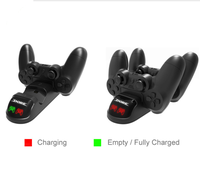Station de charge double USB 2026 avec indicateurs LED pour manettes de jeu Playstation 4/Slim/Pro