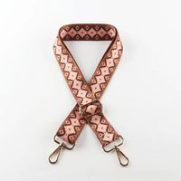 Accessoires de sac de bricolage de style ethnique Sangles de remplacement réglables avec des motifs géométriques uniques et un matériel métallique durable