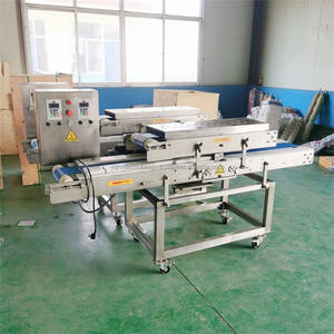 Máquina cortadora de rebanadas de carne de salmón automática comercial, máquina cortadora de pechuga de pollo de carne fina fresca - Product Image 5