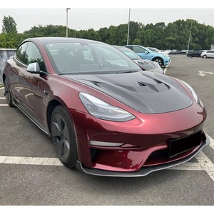 2017-2024 Model 3 Car Modification Upgrade Wet Carbon Fiber <b>Engine</b> <b>Hood</b> Frunk <b>Hood</b> Suitable for Tesla Model 3 - Product Image 3