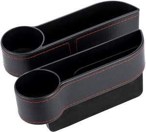 سيارة مقعد الفجوة حشو المنظم صندوق تخزين مع كأس حامل ، الجبهة مقعد وحدة الجانب المنظم سيارة تخزين الملحقات - Product Image 1