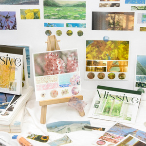 40 autocollants par paquet, série Lettres de loin, embellissements vintage artistiques de style Instagram pour journalisation et scrapbooking - Product Image 1