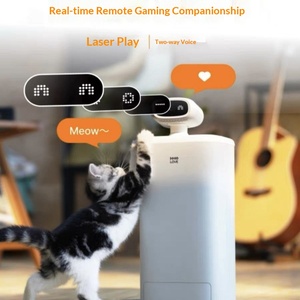 เครื่องให้อาหารสัตว์เลี้ยงอัตโนมัติพร้อมกล้อง AI -360 °   การติดตา<span class=keywords><strong>ม</strong></span>, การเล่นระยะไกล, การตรวจสอบปริมาณอาหาร - Product Image 4