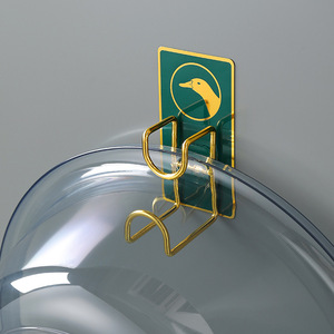 Novelty Wall Mounted Hooks Rectangle Removable Adhesive For Basin Storage - Product Image 4