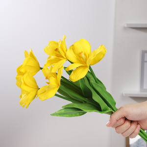 Ramo de Tulipanes Artificiales de 10cm-30cm, Tacto Natural, Decoración para el Hogar, Boda - Product Image 2