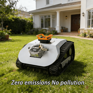 Cortadora de Césped Eléctrica Todoterreno Resistente <span class=keywords><strong>con</strong></span> Control Remoto y Funciones Personalizables - Product Image 1