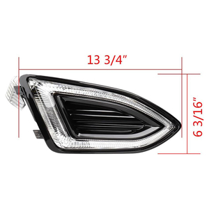 Feux antibrouillard <span class=keywords><strong>LED</strong></span>, feux de stationnement, feux de jour DRL compatibles avec Ford <span class=keywords><strong>Edge</strong></span> 2015 2016 2017 2018, feux de jour <span class=keywords><strong>LED</strong></span>, feux antibrouillard de conduite, feux de jour - Product Image 3