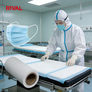 ISO9001 医疗级高克重柔软聚丙烯 SMS 涤纺熔喷无纺布卷材 RIVAL 品牌 Reicofil 5 结构 - Product Image 2