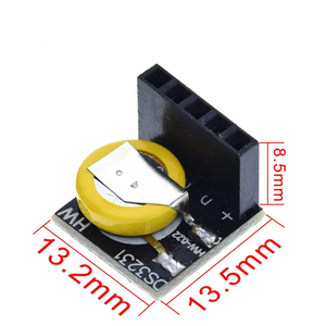 Modul Jam Waktu Nyata DS3231 Presisi RTC DS3231 3.3V/5V dengan Baterai untuk Raspberry <span class=keywords><strong>Pi</strong></span> - Product Image 2