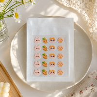 Patchs Hydrocolloïdes Mignons en Forme de Lapin, Chat, Carotte et Patte pour l'Acné et les Boutons – Autocollants de Couverture des Imperfections pour le Soin de la Peau du Visage