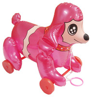 Jouets aquatiques gonflables pour enfants en forme de cheval de dessin animé pour l'extérieur