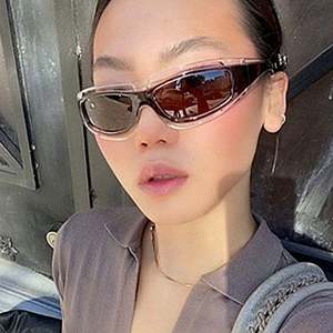 Lunettes de soleil personnalisées pour hommes, style punk, pour le cyclisme et le sport, lunettes de soleil Y2K cyberpunk pour femmes - Product Image 5