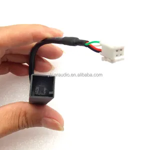 Conector de Radio de Audio para coche, adaptador de Cable de entrada USB de 4 pines para Toyota Camry, Corolla, Mazda, estándar Original
