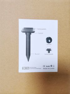 Thiết bị đuổi chuột chũi, chuột đồng, chuột đất, rắn bằng năng lượng mặt trời Saijzek OEM ODM dùng cho ngoài trời, trang trại, bãi cỏ - Product Image 6