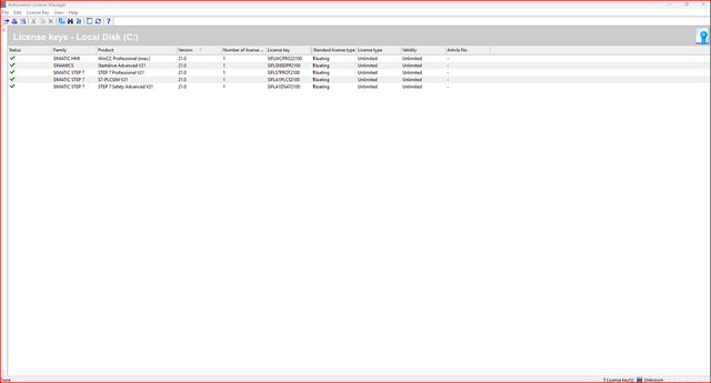 PLC TIA Portal STEP 7 Professional V21 pack - Floating License -E
