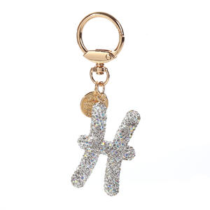 Nouveau Porte-clés Zodiaque <span class=keywords><strong>en</strong></span> Cristal 2025 pour Femme, Breloque Scintillante <span class=keywords><strong>en</strong></span> Strass pour Clés de Voiture et Sac à Main, Pendentif Tendance - Product Image 6