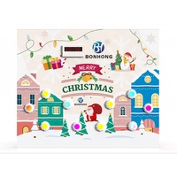 Jeu mural interactif LED Bonhong de qualité supérieure sur le thème de Noël pour l'entraînement des réflexes et la réaction des enfants en aire de jeux intérieure