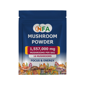 ผงเห็ดคุณภาพสูง OEM ซื้อจำนวนมาก เสริมภูมิคุ้มกัน บำรุงสมอง เพิ่มพลังงาน มีเห็ด 16 ชนิด - Product Image 1